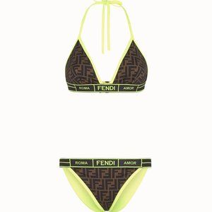 Fendi Logo Swimsuit Bikini NWT